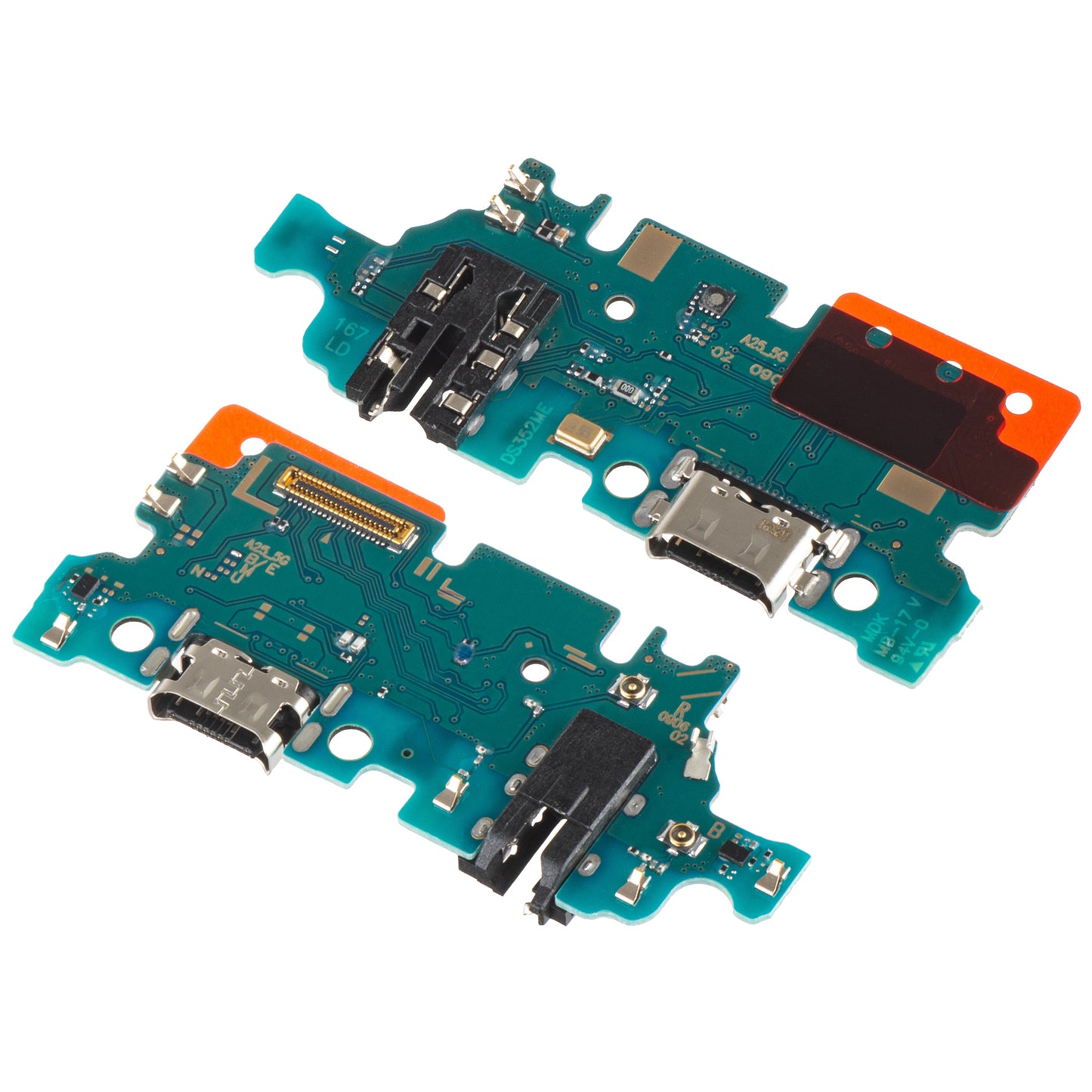Ladeanschluss-, Audio- und Mikrofonplatine Samsung Galaxy A25 A256