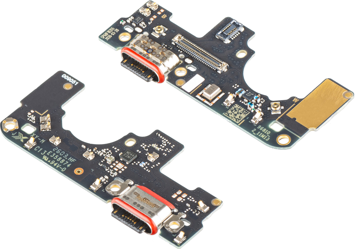 Ladeanschlussplatine - Mikrofon Motorola Moto G87, Service Pack 5B28C32729