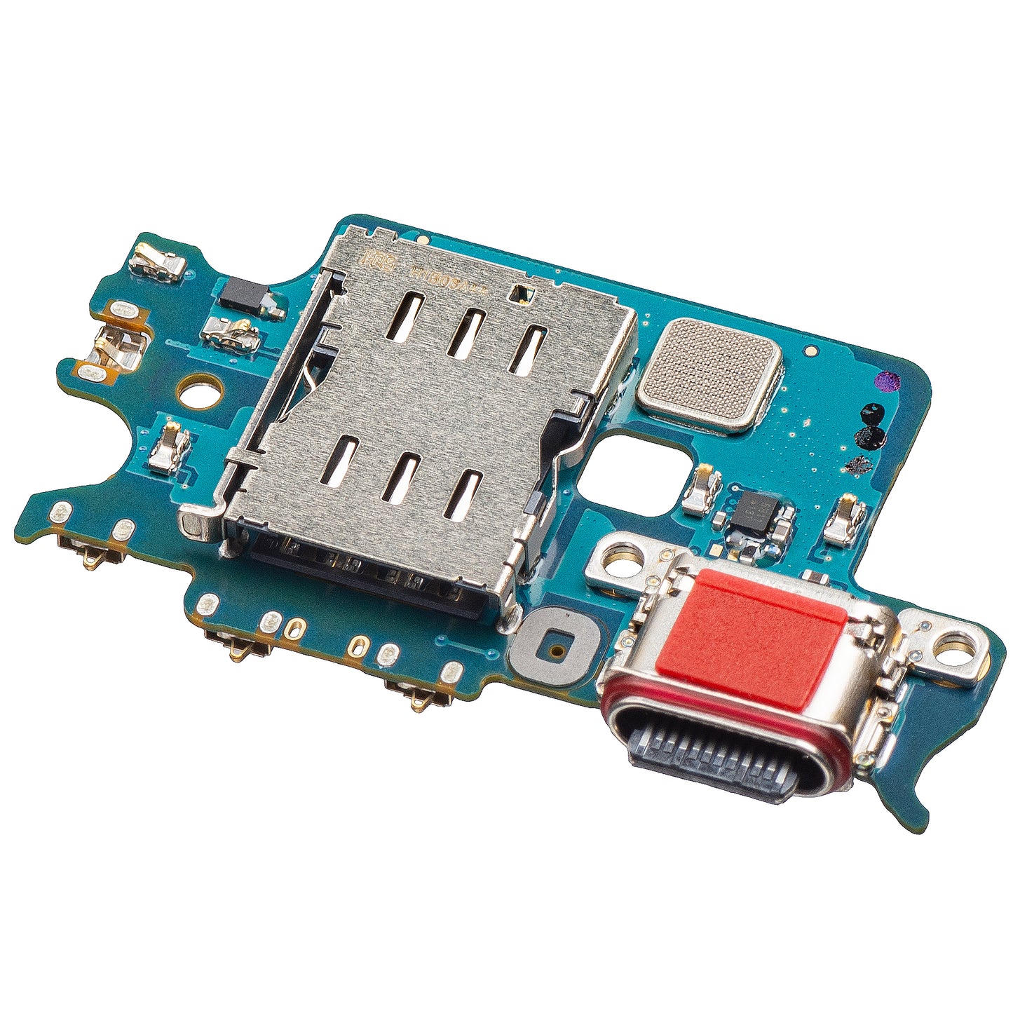 Ladebuchse / Audio / Mikrofon / SIM-Leser Platine für Samsung S22 5G S901 | Service Pack