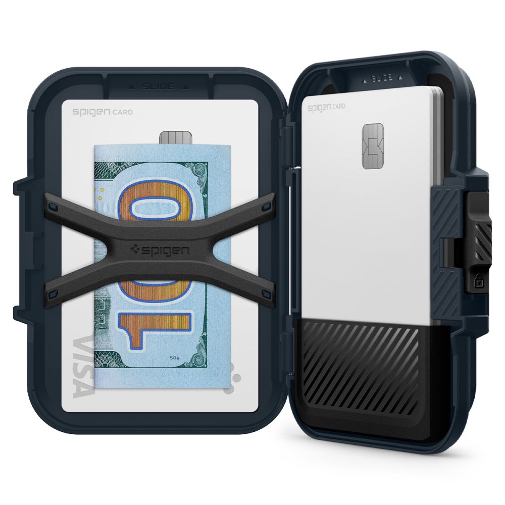Magsafe-Geldbörse, Spigen, Lock Fit, Schwarz AFA08526