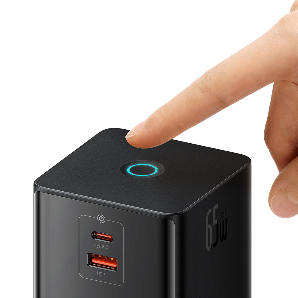 Baseus PowerCombo US Verlängerungskabel, 3 x Steckdosen, Schwarz PSLR000101