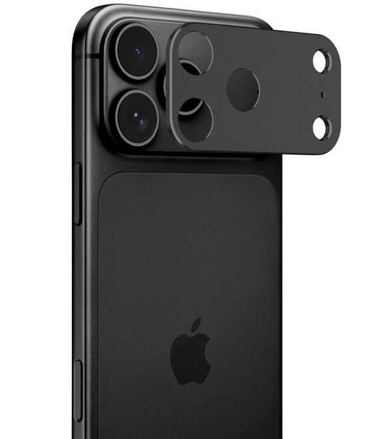 Tech-Protect Camalloy Fit+ Rückkamera-Schutzrahmen für Apple iPhone 18 Pro Max, Aluminium, Schwarz