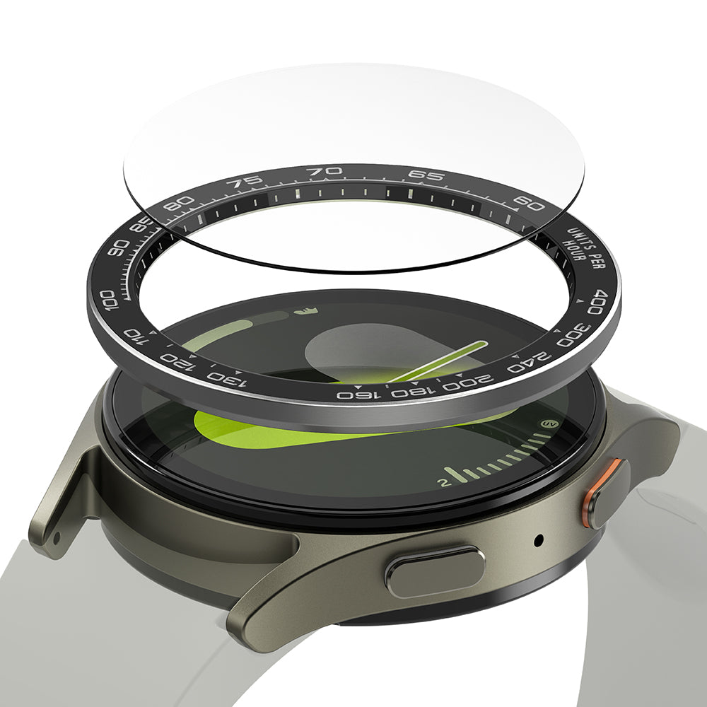Ringke Premium Styling Protection Frame for Samsung Galaxy Watch7 40mm, Model 1, Black