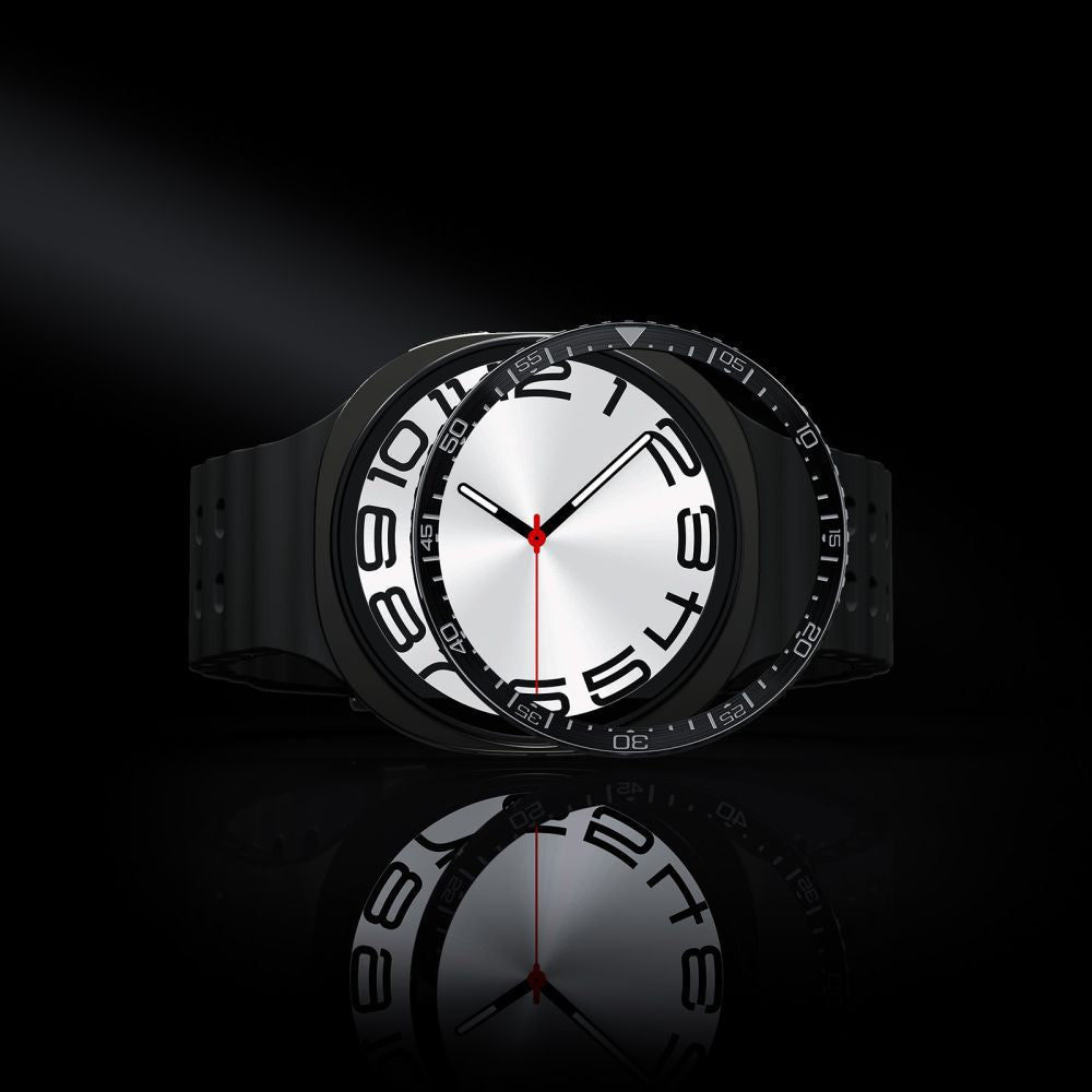 Spigen Tune Diver Schutzrahmen für Samsung Galaxy Watch8 44mm, Schwarz ACS10008