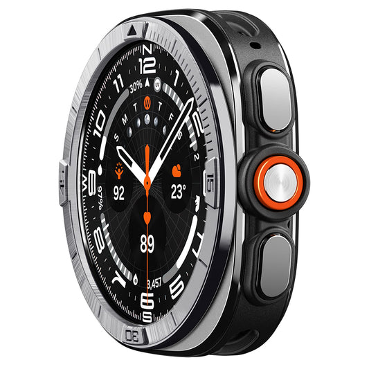 Spigen Tune Pilot Schutzrahmen für Samsung Galaxy Watch Ultra2, Silber ACS11616