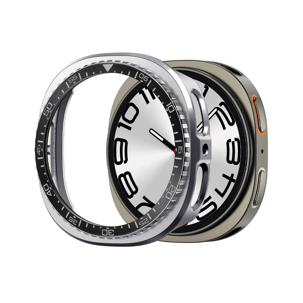 Spigen Tune Pro Diver Schutzrahmen für Samsung Galaxy Watch8 44mm, Schwarz ACS10010