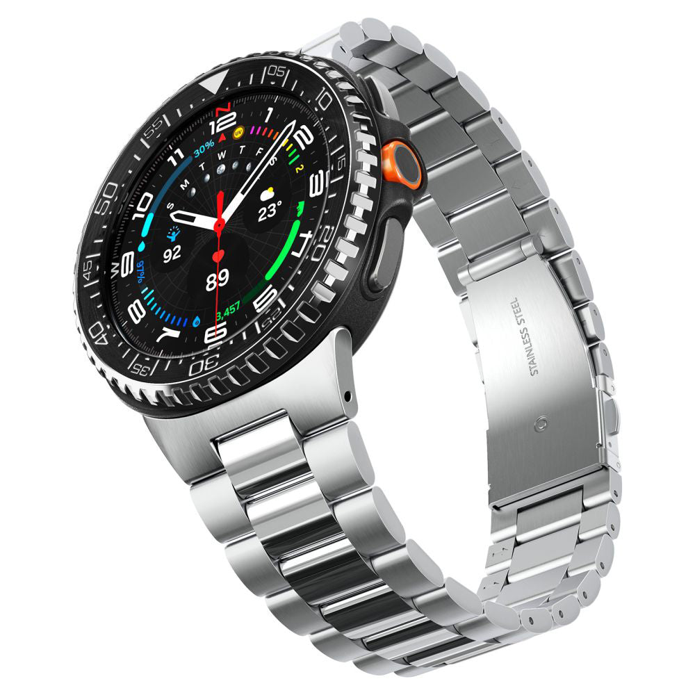Spigen Tune Pro Diver Schutzrahmen für Samsung Galaxy Watch8 Classic, Schwarz