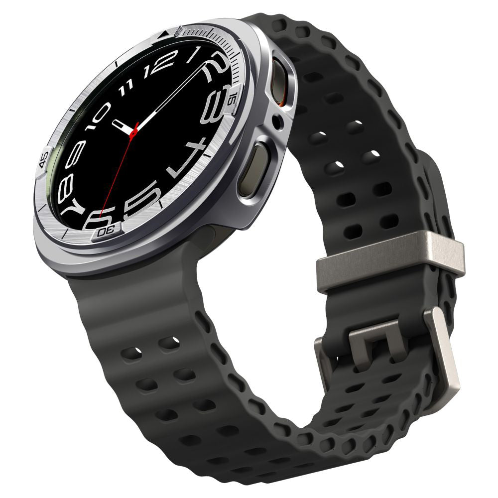 Spigen Tune Pro Pilot Schutzrahmen für Samsung Galaxy Watch9 / Watch8 44mm, Silber ACS10011
