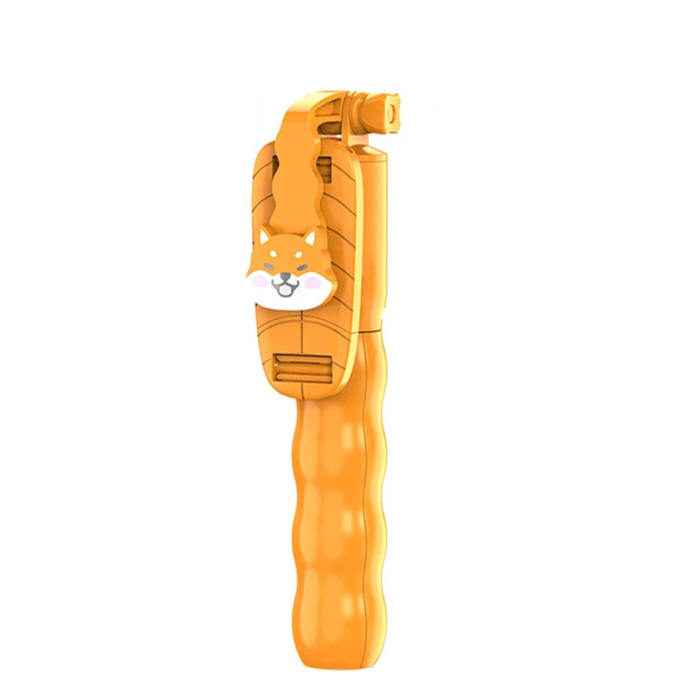 Selfie Stick Bluetooth Techsuit KT01, Universal, Orange