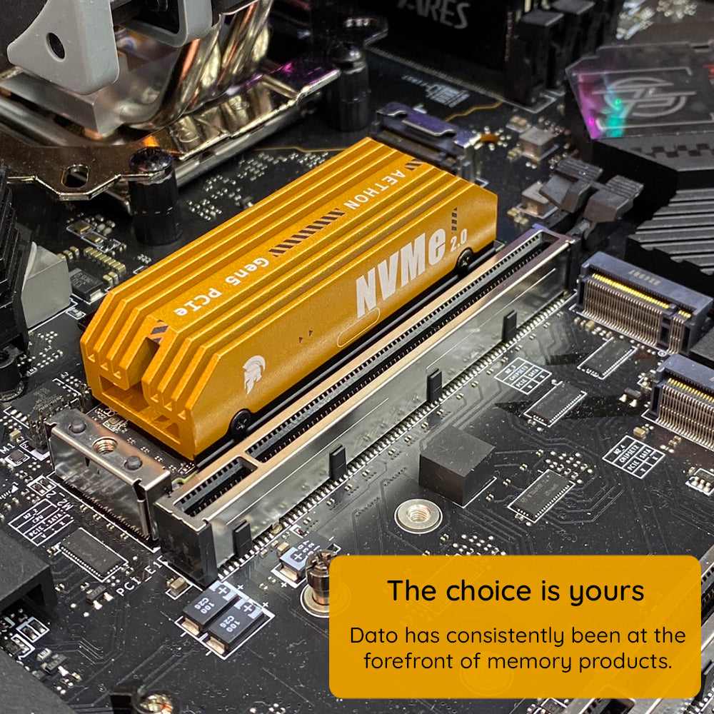 Solid State Drive (SSD) Dato Ares Aethon, NVME M.2, PCIe Gen5x4, 4TB, Schwarz ARSAT-4TB