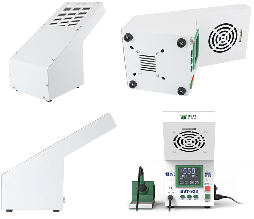Best BST-938 Lötstation mit Absaugung | 90W | Digital | Reparatur-Werkzeug