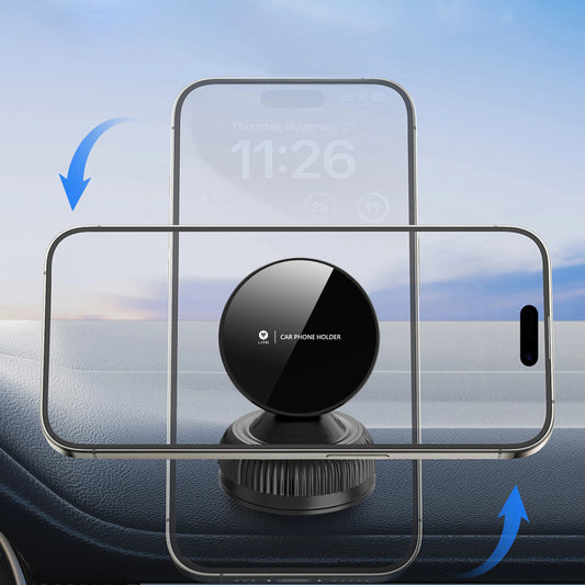 Magnetische Autohalterung Lito LT-W12, Universal, Schwarz