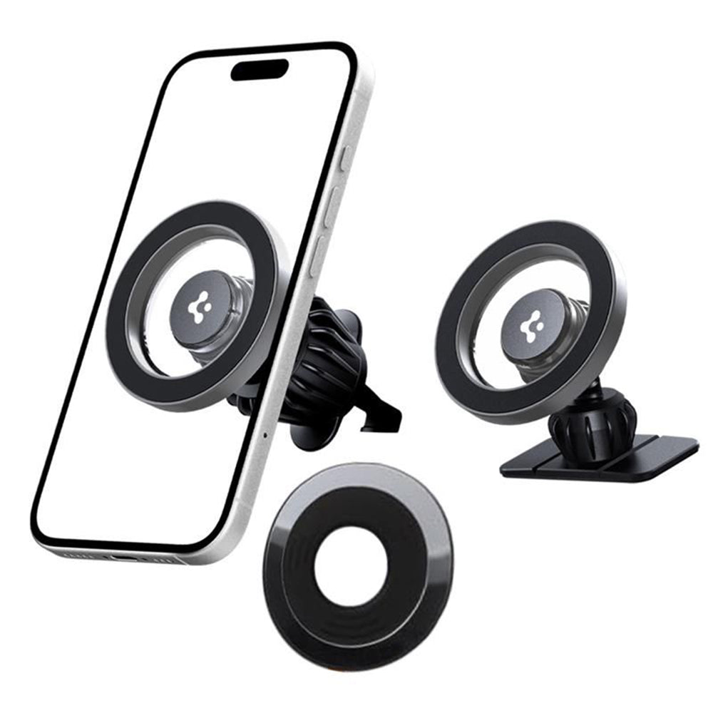 Magnetische Autohalterung Spigen MFT13, Universal, Silber ACP08314