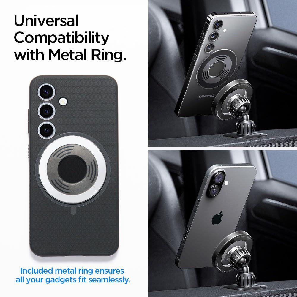 Magnetische Autohalterung Spigen MFT13, Universal, Schwarz ACP08315