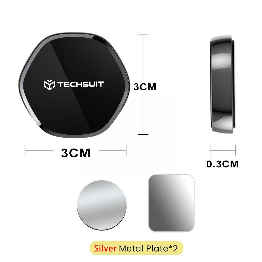 Magnetische Autohalterung Techsuit HOLD210-C, Universal, Schwarz