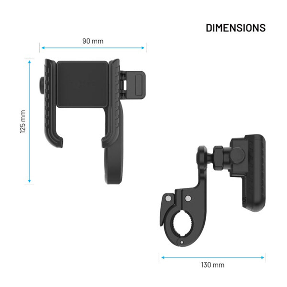 Fahrradhalterung Fixed Bikee Plus Vista, Universal, Schwarz