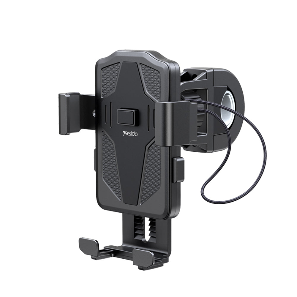 Yesido C94 Motorcycle Bicycle Holder, 4inch - 6.5inch, Black