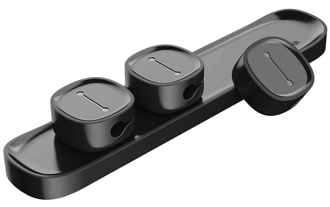 Baseus Peas Magnetischer Kabel-Organizer | Schwarz | Schreibtisch Zubehör