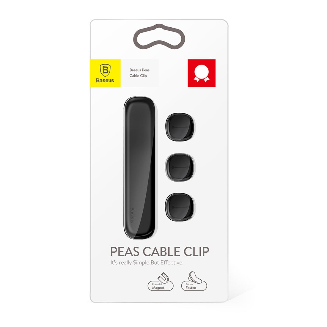 Baseus Peas Magnetischer Kabel-Organizer | Schwarz | Schreibtisch Zubehör