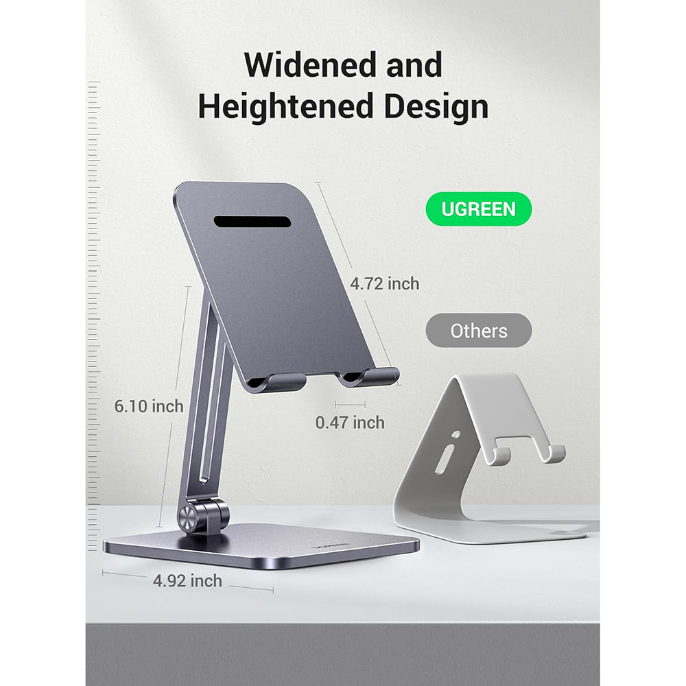 UGREEN LP134 Schreibtischhalterung für Telefon / Tablet, 6,1 Zoll - 12,9 Zoll, Grau