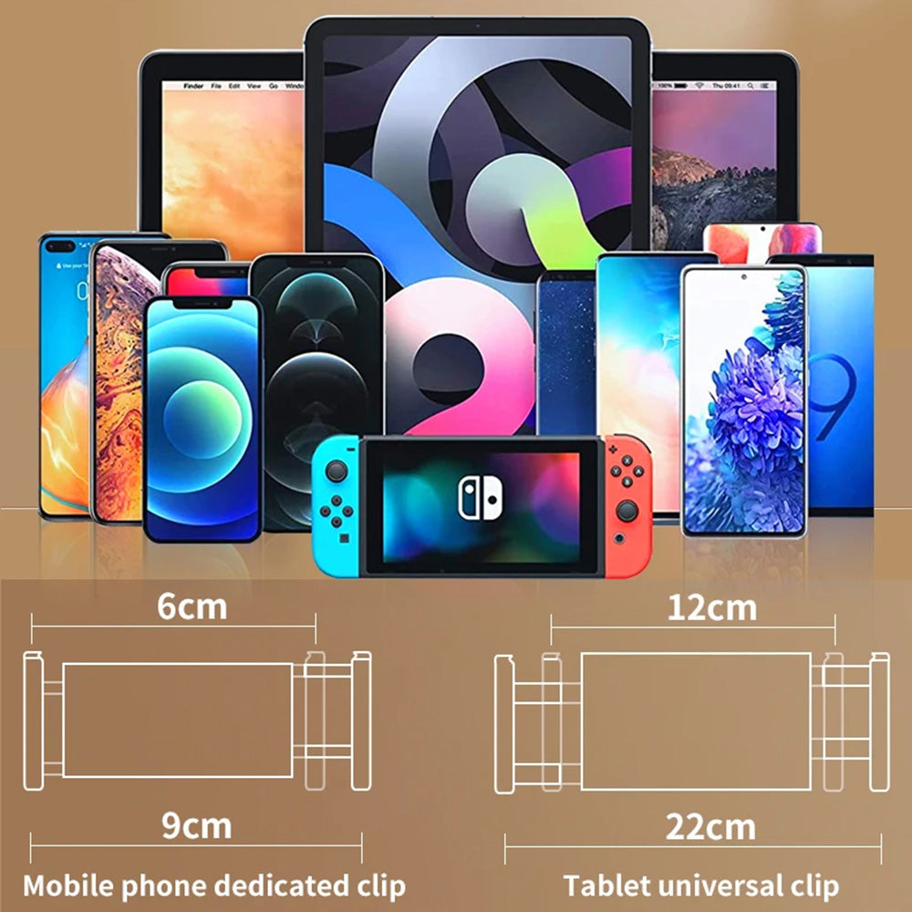Schreibtischhalterung Yesido C296 für Telefon / Tablet, 4 Zoll - 12,9 Zoll, Schwarz