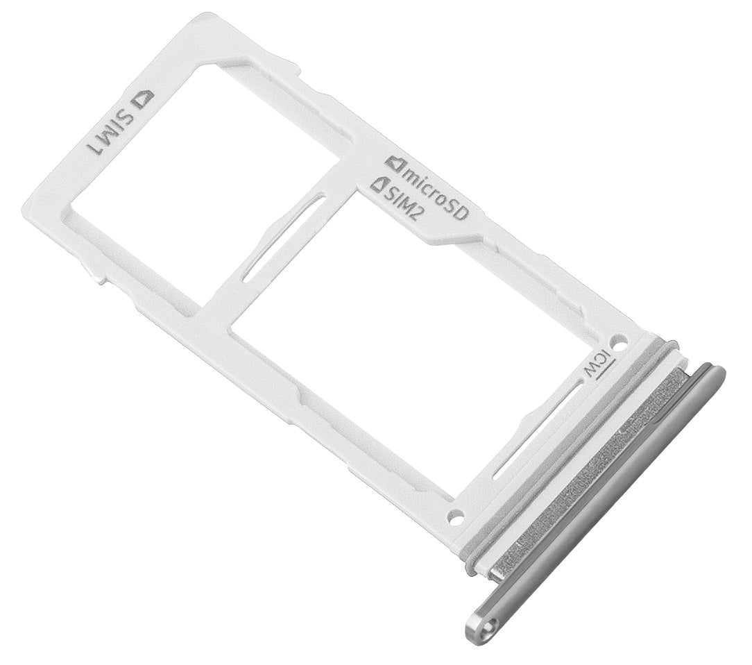 SIM-Kartenhalter für Samsung Galaxy S10+ / S10 | Dual SIM | Grau