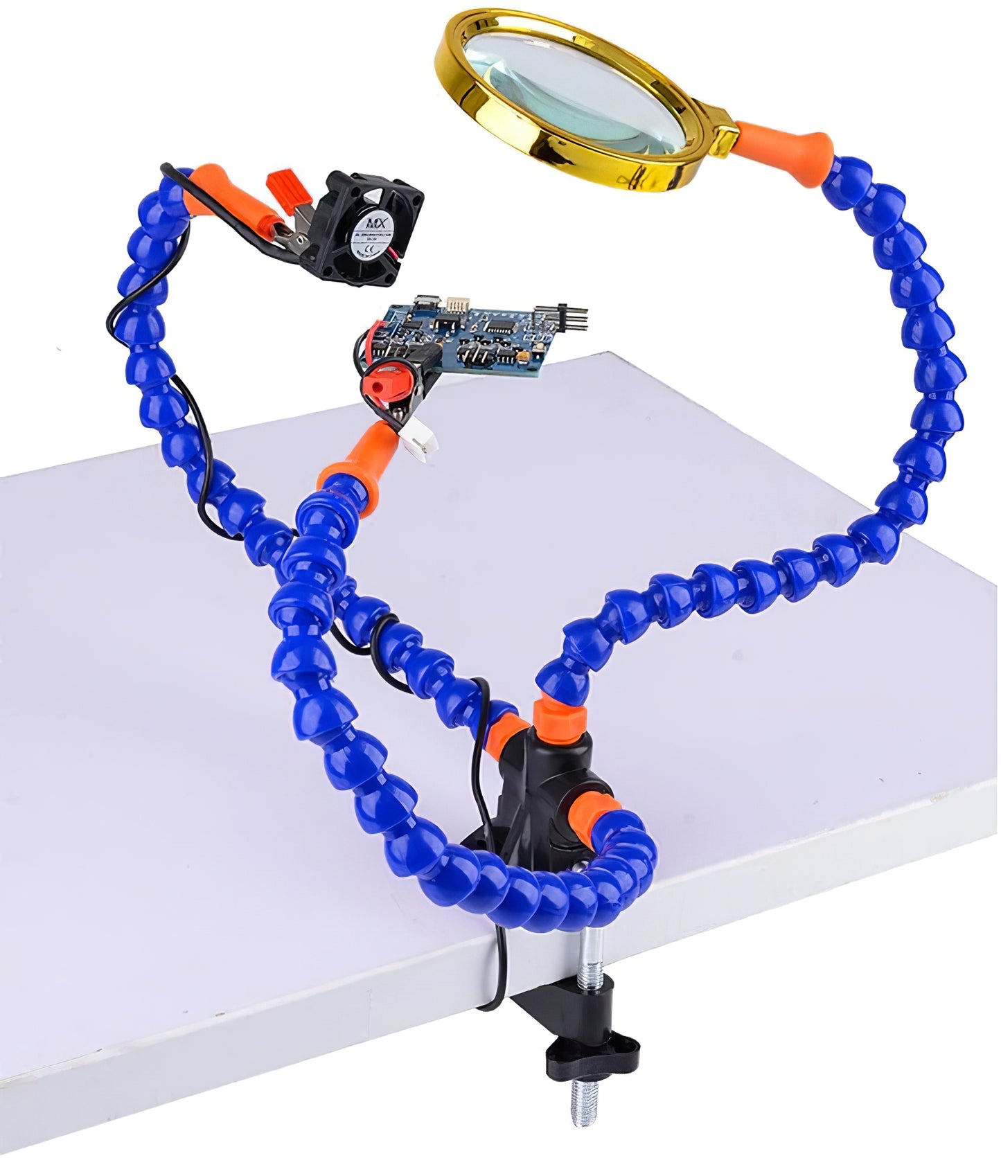 OEM PCB Work Stand with 3 Flexible Arms