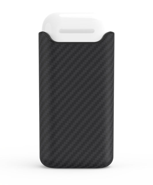 Pitaka Air Pal Premium Wireless Externe Batterie für Apple Airpods Gen 1 / Gen 2, 1200mAh, 5W, Schwarz AP1001 AP1001