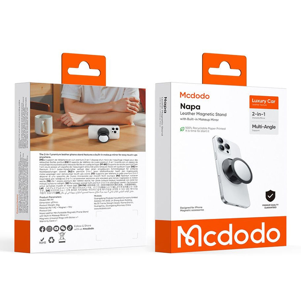 McDodo MR-7912 2in1 Universalringhalter, Schwarz
