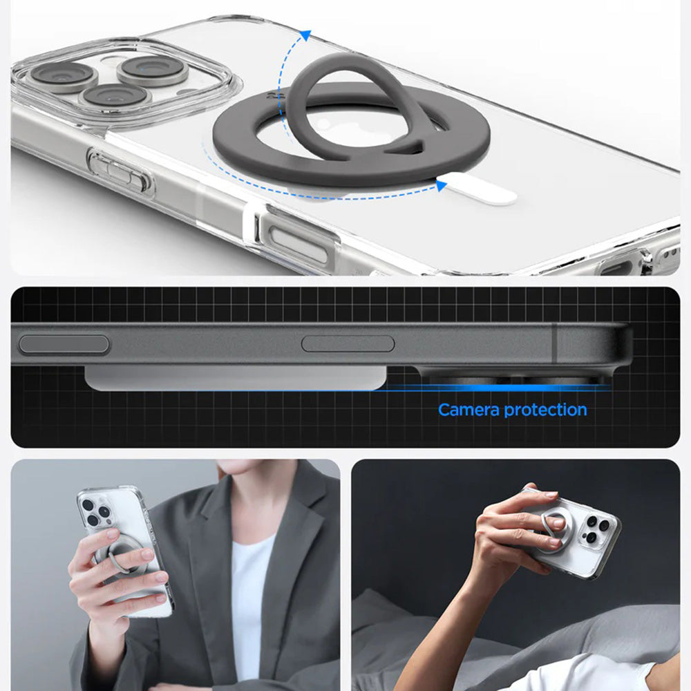 Spigen Dual Pop Universal Ringhalter, Blau AMP11368