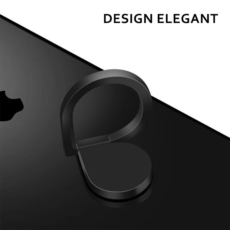Techsuit Water Drop Universal Ring Holder, Black