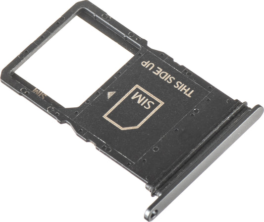 SIM-Kartenhalter Motorola Razr 2024 / Razr 50, Grau (Steel Wool), Service Pack SMO8E12249