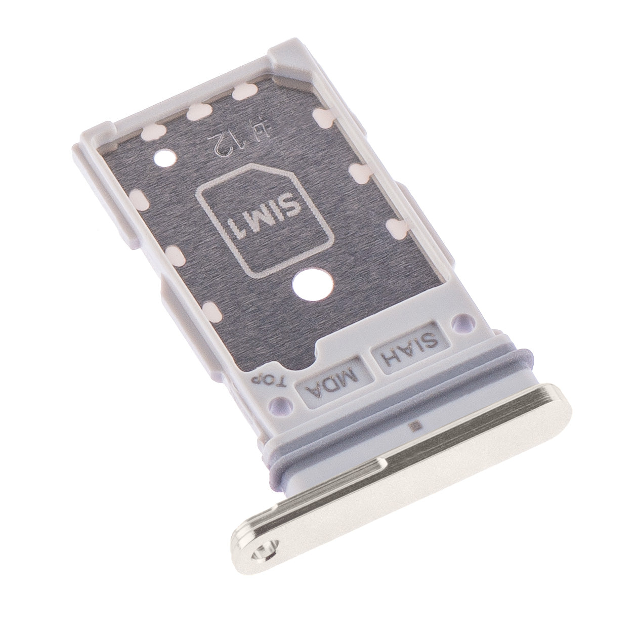 SIM-Kartenhalter Samsung Galaxy S23 Ultra S918, Dual SIM, Creme