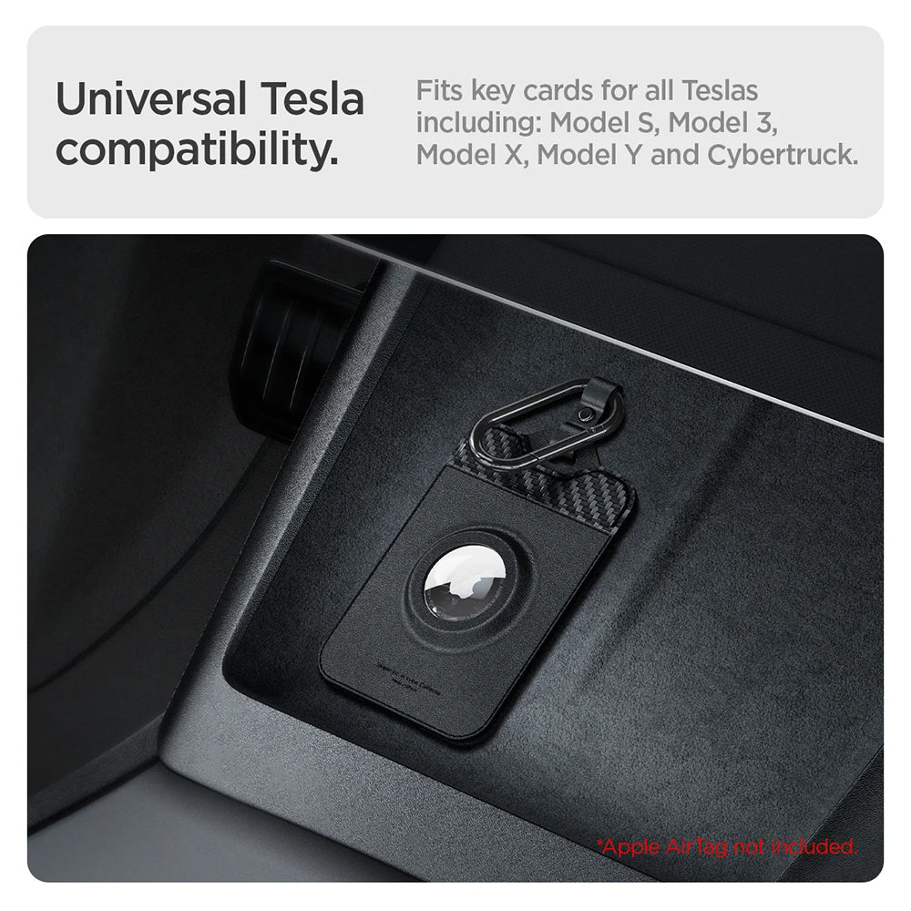 Spigen Air Fit Key Card Holder for Tesla / Apple AirTag, Set of 2 pieces ACP08793