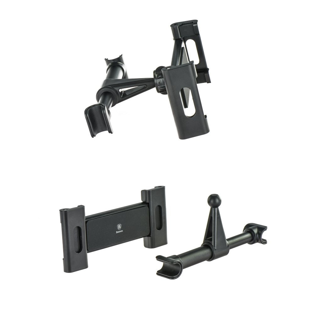 Auto-Kopfstützenhalterung Baseus BackSeat für Telefon / Tablet, 4,7 Zoll - 12,9 Zoll, Schwarz SUHZ-01