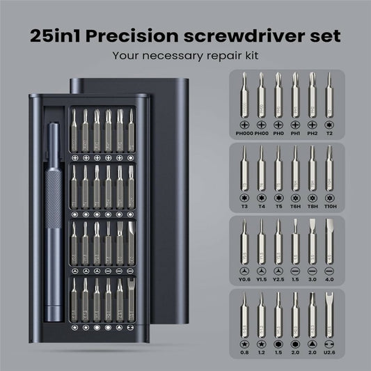 Axth Schraubendreher, 25in1, Grau