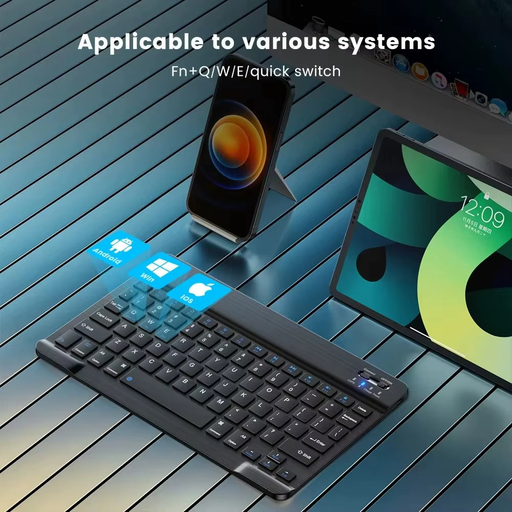 Wireless-Tastatur Techsuit WK1, RGB, Schwarz