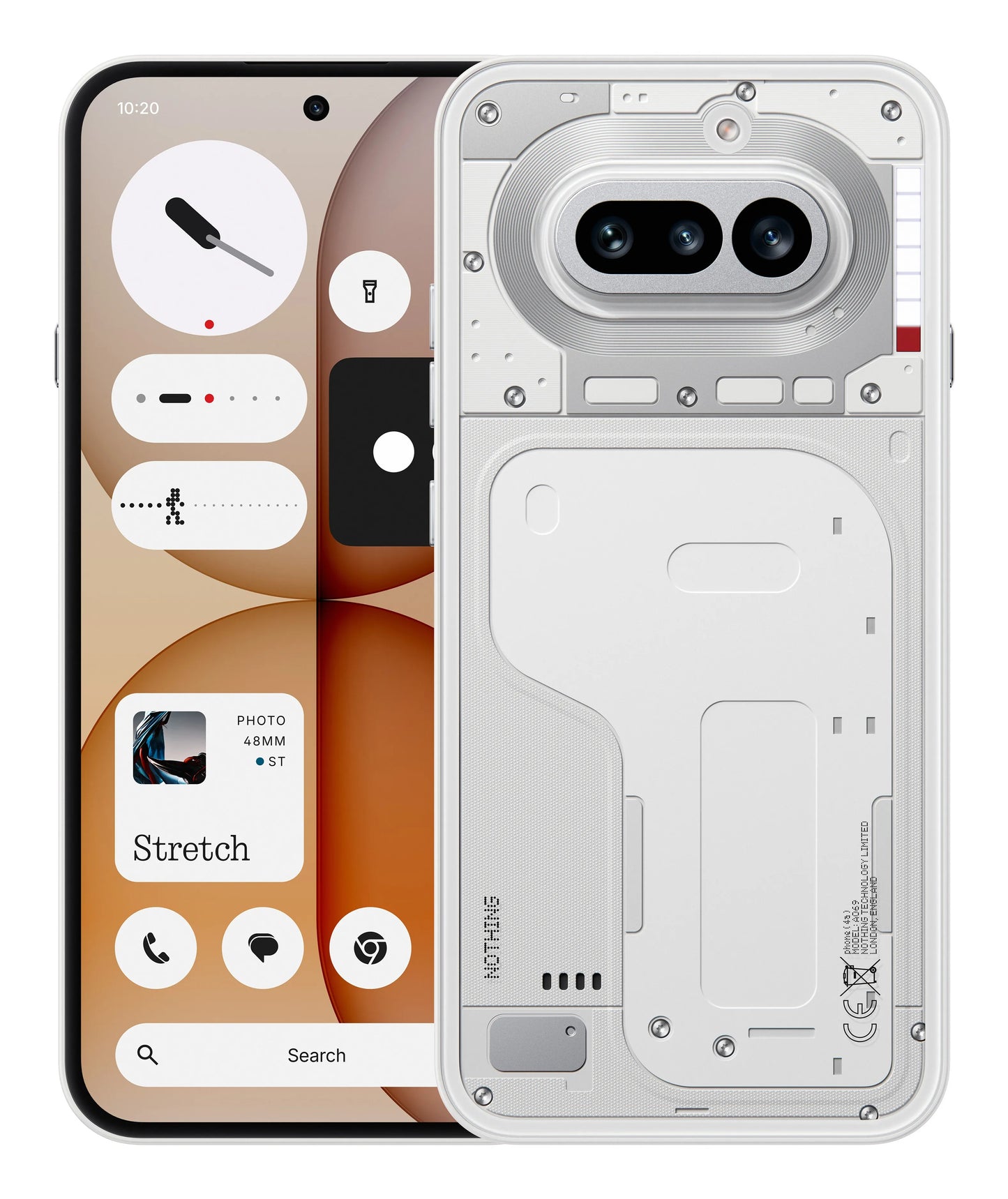 Mobiltelefon Nothing Phone (4a), 128GB, 8GB, Weiß A10400277
