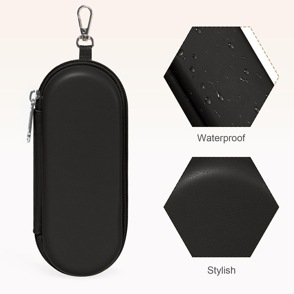 Techsuit ETJ3 Glasses Case, 165mm x 65mm x 40mm, Brown