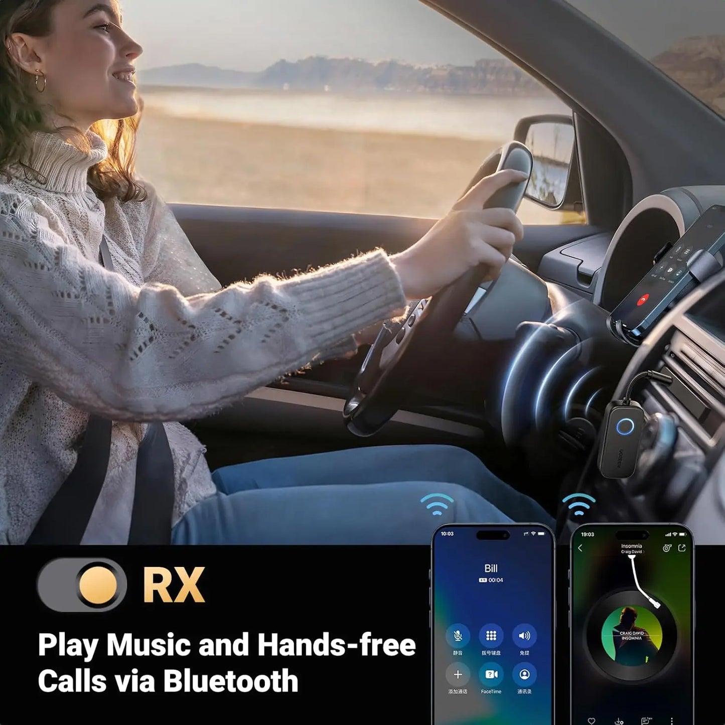 Bluetooth-Sender / -Empfänger UGREEN CM672