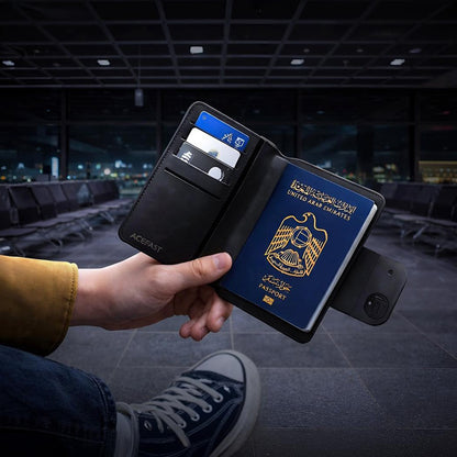 Acefast SmartTag Passport S6 für iOS-Serien, Schwarz