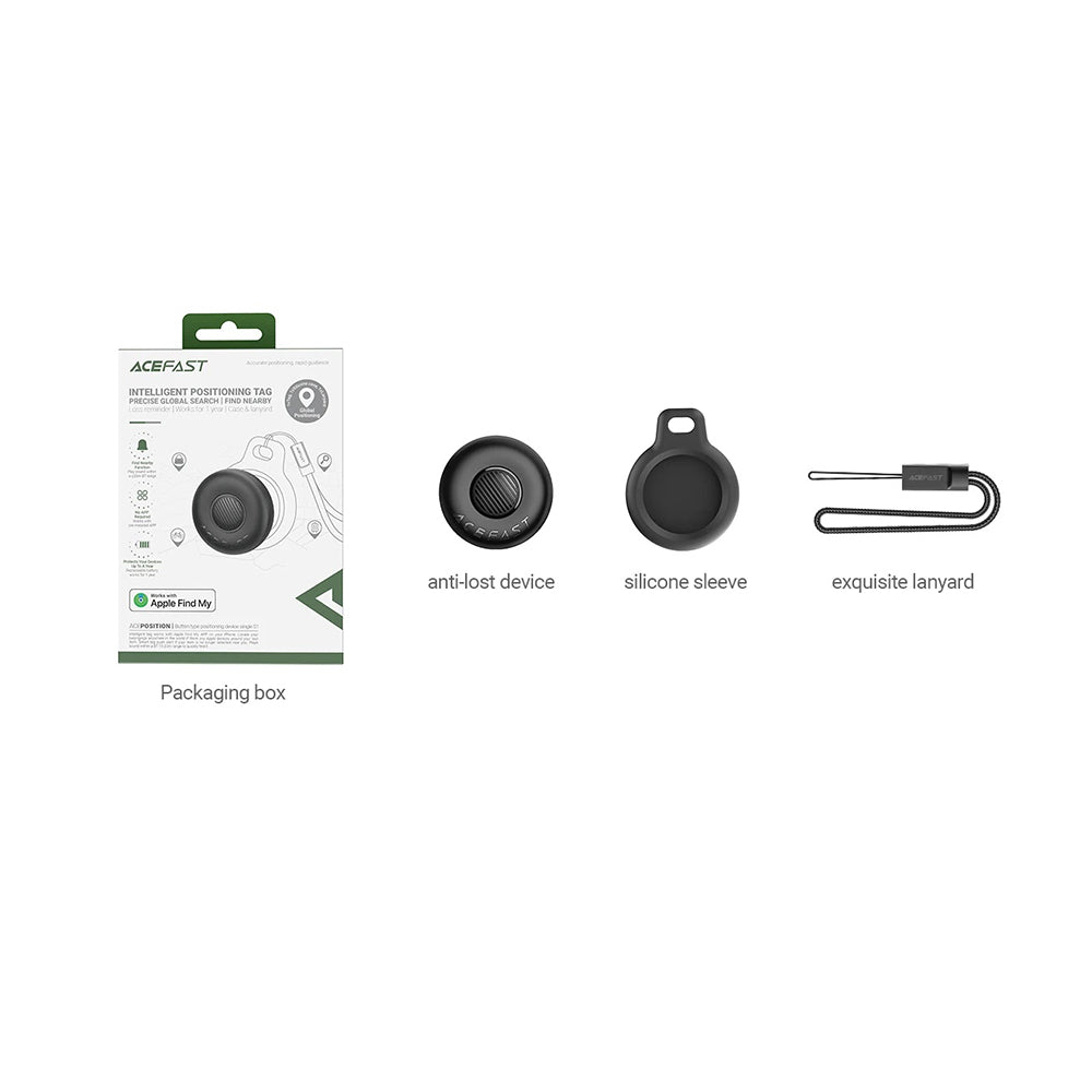Acefast SmartTag S1 für iOS-Serie, Grau
