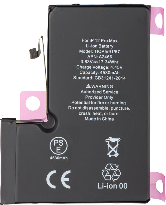 Apple iPhone 12 Pro Max Akku, Diagnostic High Capacity
