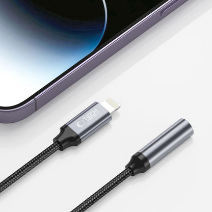 Audio-Adapter Lightning - 3.5mm Tech-Protect Ultraboost, Schwarz