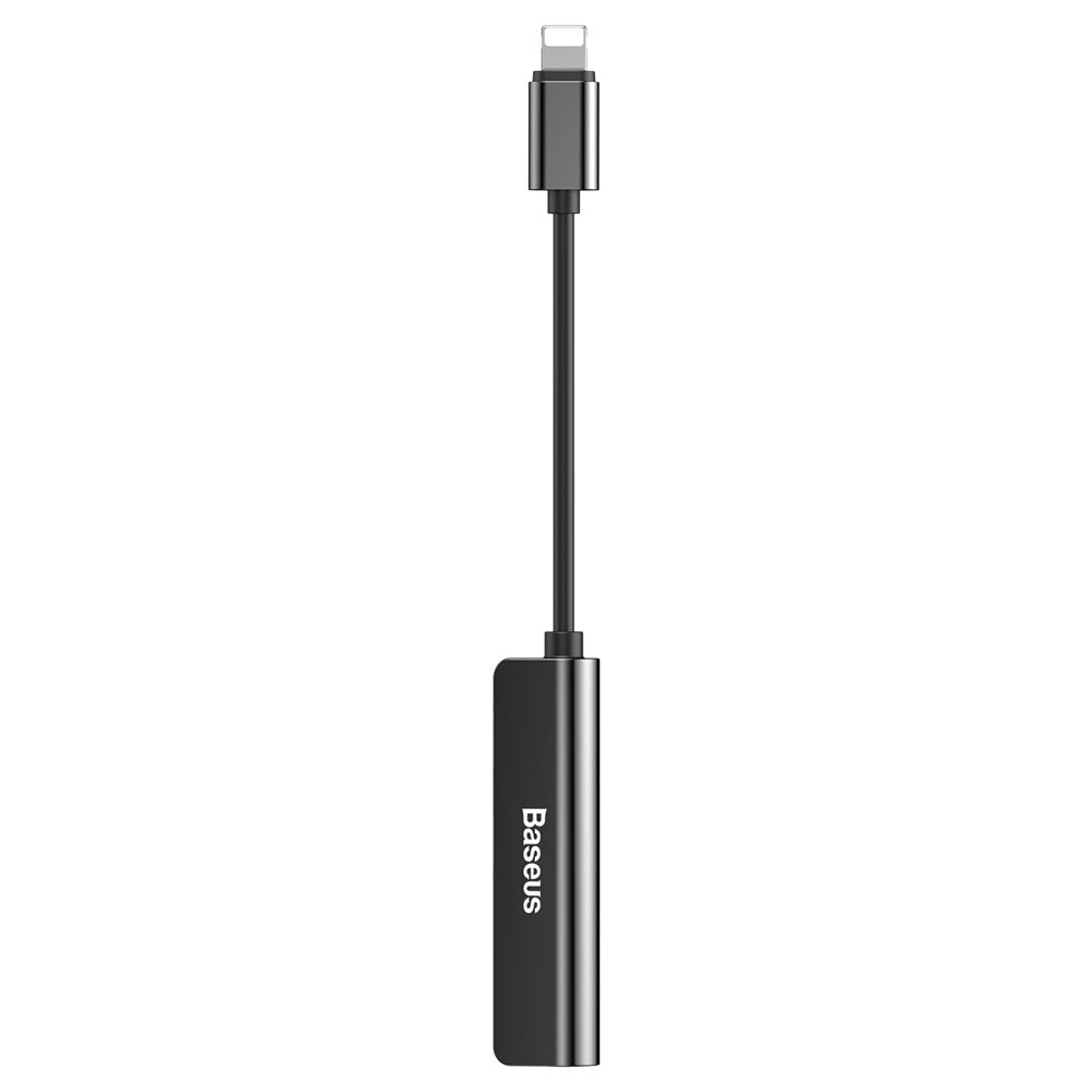 Audioadapter Lightning - Lightning / 3.5mm Baseus L52, Schwarz CALL52-01