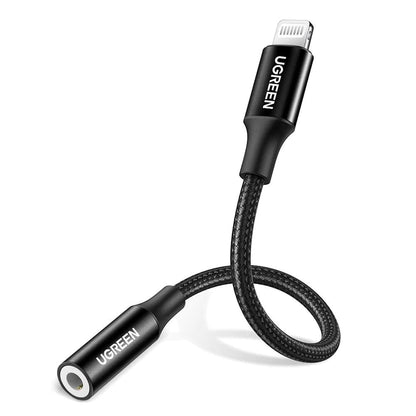 Lightning Audio Adapter - 3.5mm UGREEN US211 (30756), Black
