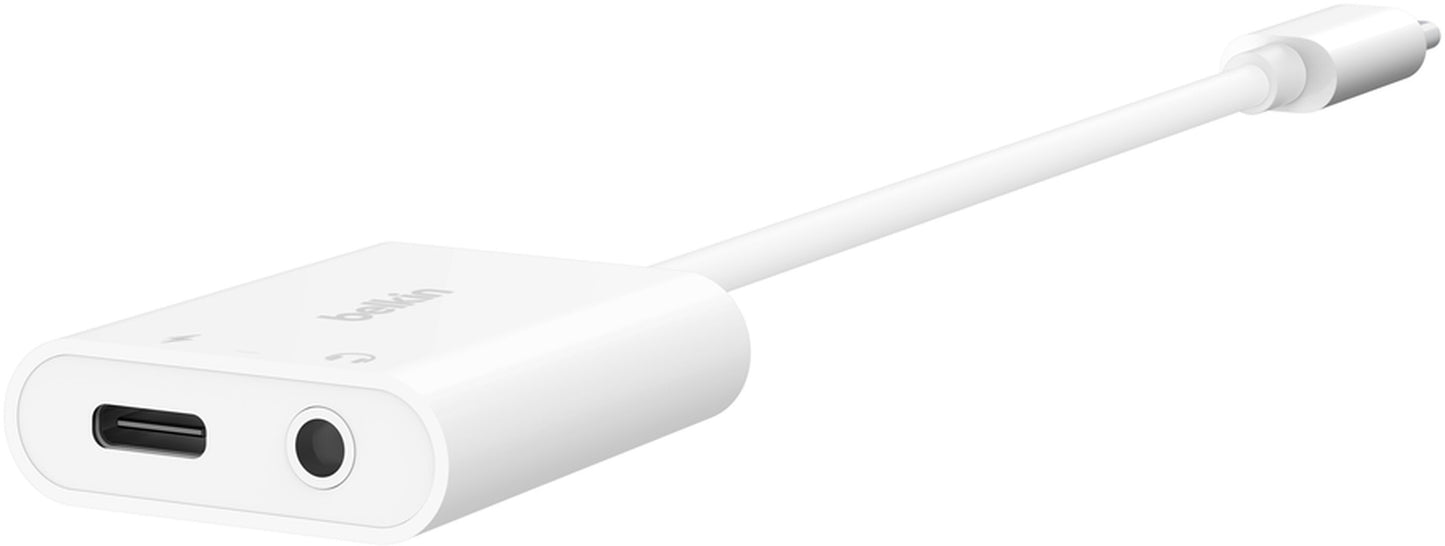 USB-C Audio Adapter - 3,5 mm / USB-C Belkin RockStar, Schwarz NPA004btBK