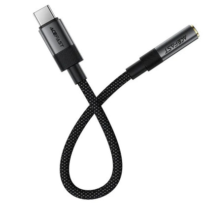 USB-C to 3.5mm Acefast J12 Audio Adapter, Black