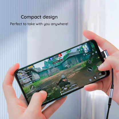 Audioadapter USB-C - 3.5mm Techsuit AC7 MusicDox, Grau