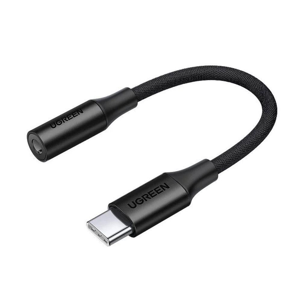 Audioadapter USB-C - 3,5mm UGREEN AV161, Schwarz